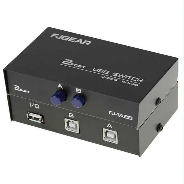 2 Port USB Data Switch(Black)