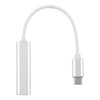 Aluminum Shell 3.5mm Jack External USB-C / Type-C Sound Card HIFI Magic Voice 7.1 Channel Converter Adapter Free Drive(Silver)