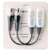 2x CCTV Video Balun CAT5 to BNC Passive Transceiver Adapter