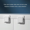 Multifunctional Baby Anti-pinch Door Latch Drawer Refrigerator Child Safety Lock(White)