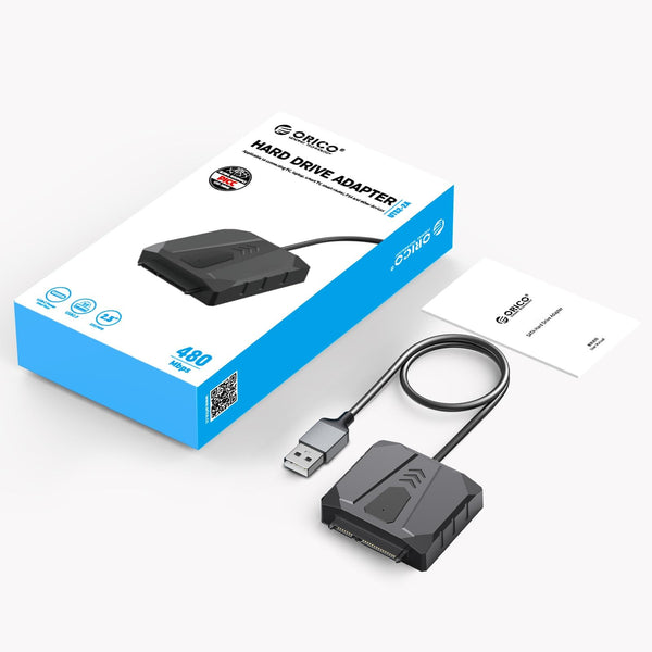 ORICO UTS2 USB 2.0 2.5-inch SATA HDD Adapter, Cable Length:0.3m