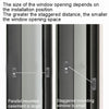 Multifunctional Children Window Safety Lock With Key Refrigerator Cabinet Lock Dual Purpose Limator(Black)