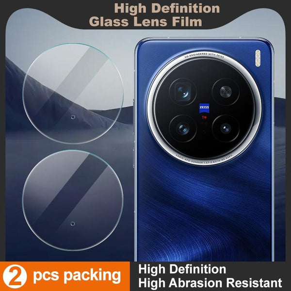 For vivo X200 Pro 2pcs/Set imak HD Glass Rear Camera Lens Film