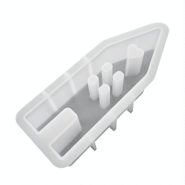 DIY Epoxy Easter Desktop Decoration Candle Silicone Mold, Spec: House 001