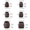 1.25 inch 8pcs /Set 15 Degree Tilt Table And Chair Feet One-Piece Shock-Absorbing Protective Cover For Chairs(Square)