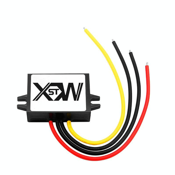 XWST DC 12/24V To 5V Converter Step-Down Vehicle Power Module, Specification: 12/24V To 5V 8A Medium Rubber Shell