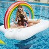 Rainbow Island Water Inflatable Swimming Ring Floating Row(210x140x135cm)