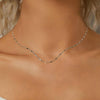 S925 Sterling Silver Platinum-plated Basic Necklace(SCA030)