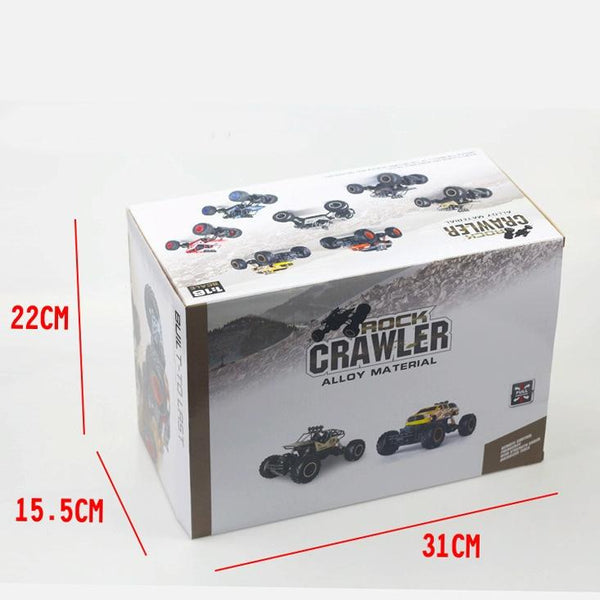 HD6141 1:16 Mountain-climbing Bigfoot Four-wheel Children Remote-controlled Off-road Vehicle Toy(Black)