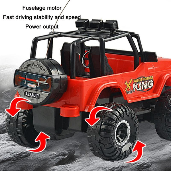 USB Charging Electric Children Remote Control Car Toys(Green Buggy)