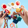 Baby Puzzle Fun Finger Pumping Toys Enlightenment Early Teaching Toys, Style: Crab