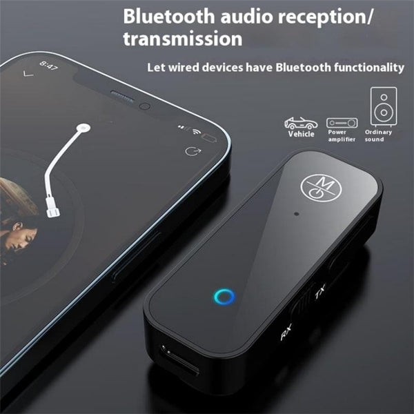 B28 2-In-1 Audio Adapter AUX Connector Bluetooth 5.1 Transmitter Receiver