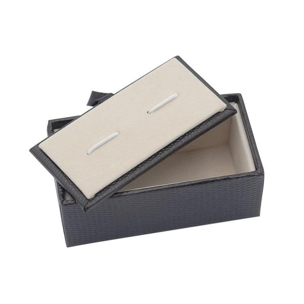 Cufflinks Tie Clip Box Jewelry Packaging Paper Box, Style: Lizard Pattern Yellow Inner Dual Line