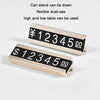 Metal Digital Grain Price Display Micro Standing Plate, Size: Double Layer(Gold)