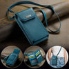 CaseMe Me40 Vertical Multifunctional Shoulder Crossbody Phone Bag(Blue Green)