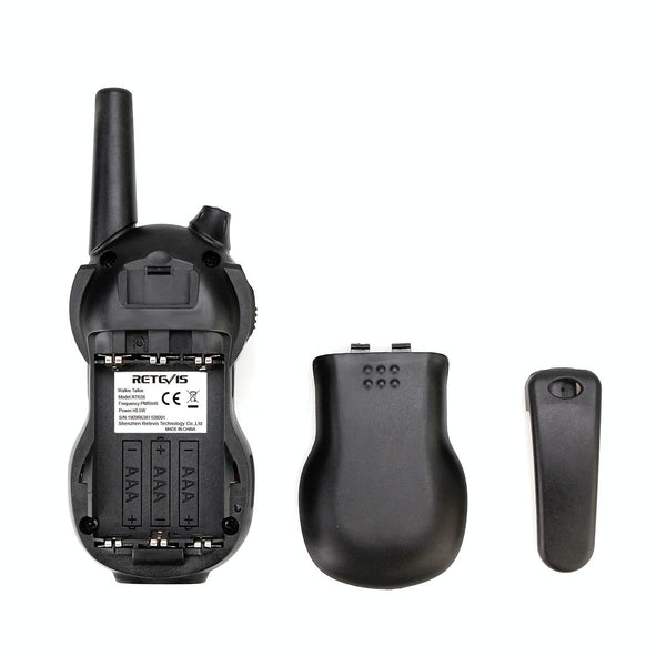 1 Pair RETEVIS RT638 EU Frequency PMR446 16CHS License-free Children Handheld Walkie Talkie(Red)