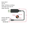 2pcs DC 5V To 12V USB Booster Cable Mobile Power Monitoring Power Cord