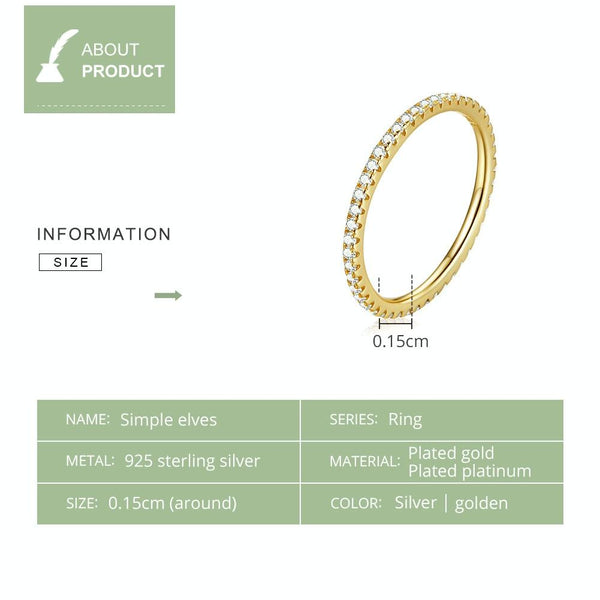 S925 Sterling Silver Fashion Wizard Diamond Women Ring, Size:6(Gold)