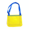 Children Shell Collection Bag Beach Toys Organizer Storage Bag(Yellow Dark Blue)
