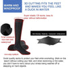 3mm Diving Socks Swimming Warm Deep Diving Waterproof Long Tube Beach Socks, Size: L