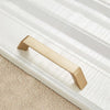 9009-96 Modern Simple Cabinet Door Handle Drawer Wardrobe Zinc Alloy Handle(Gold)