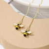 E2210-9 Bee Long Ear Wire Women Simple Earrings