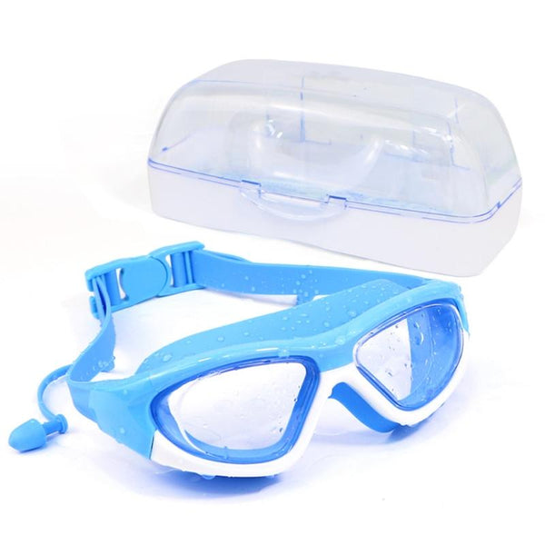 HAIZID Children Large Frame Anti-fog HD Diving Goggles(5020 Green)
