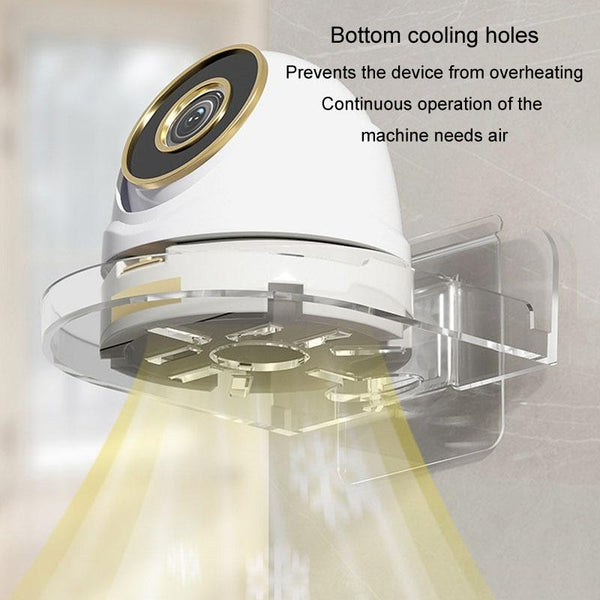 Wall-Mounted No-Drill Camera Shelf, White