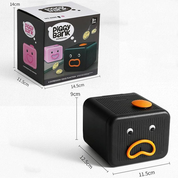 Emoji Expression Voice Electric Piggy Bank(Pink)