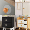 Hole-free Wardrobe Handles Drawer Glass Door Adhesive Household Round Handle, Spec: E