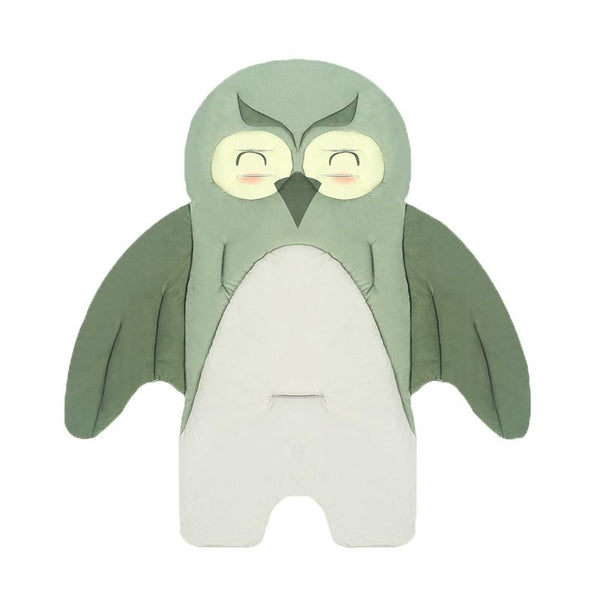 Baby Carriage Cushion Cotton Four Seasons General Purpose Dining Chair Mat(Norwegian Bird)