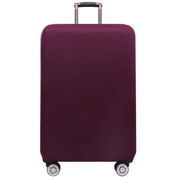 Thickened Wear-resistant Stretch Luggage Dust-proof Protective Cover, Size: M(Purple Red)