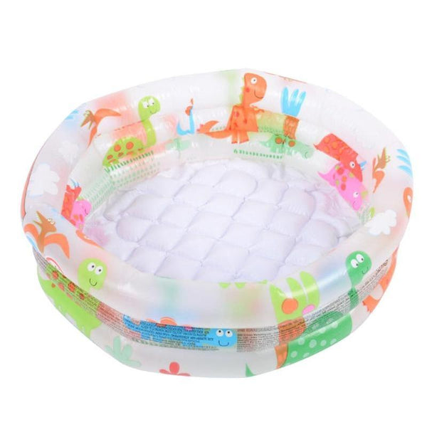 Cartoon Dinosaur Pattern Round Inflatable Baby Swimming Pool Infant Tub, Size: 61 x 22cm