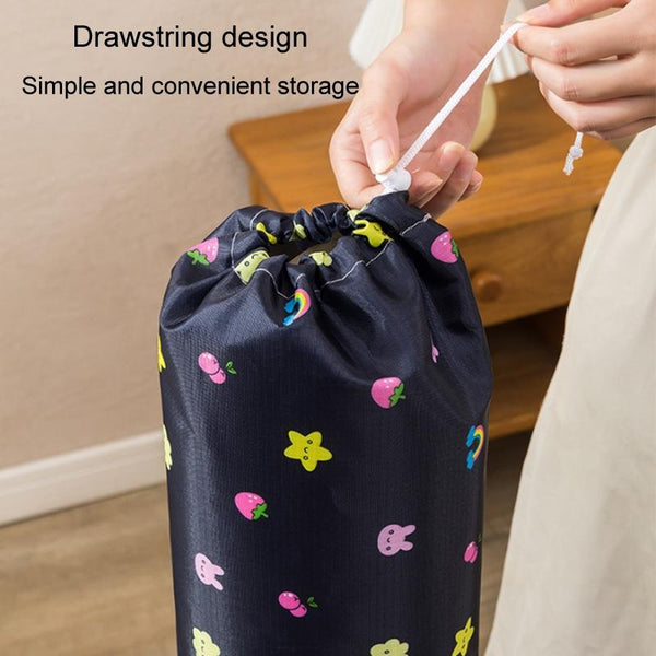 Cooler Mat Storage Bag Home Dustproof Bamboo Mat Cover, Style: For 1.5-2m Folding Panda