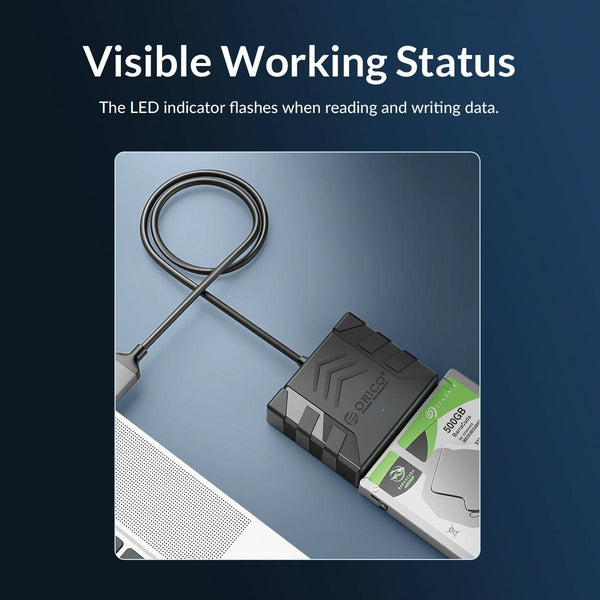 ORICO UTS1 USB 2.0 2.5-inch SATA HDD Adapter, Cable Length:0.3m