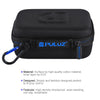PULUZ Waterproof Carrying and Travel Case for GoPro, DJI Osmo Action and other Sport Cameras Accessories, Small Size: 16cm x 12cm x 7cm(Black)