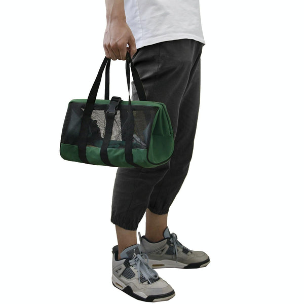 Multifunctional Breathable Portable Garden Tool Bag Fishing Gear Storage Bag(Dark Green)