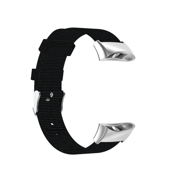 For Garmin Forerunner 45 / 45S / Swim 2 Universal Nylon Canvas Watch Band(Black)