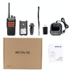 RETEVIS RT76 5W 30CHS GMRS Two Way Radio Handheld Walkie Talkie, US Plug(Black)