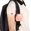 Folding Screen Mobile Phone Waist Hanging Universal Clutch Bag(Pink)