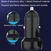 IBD352 Aluminum Alloy Dual Interface Car Charger, Spec: QC3.0 30W+PD 3.0 30W