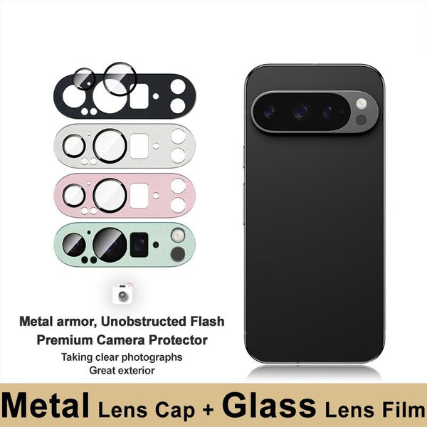 For Google Pixel 9 Pro IMAK Metal Armor Premium Camera Protector Film(Silver)