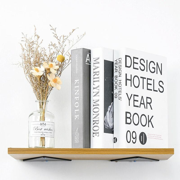 Load Bearing Invisible Triangle Bracket Wall Shelf Bracket With Screws, Specification: 280x170mm White