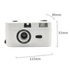 R2-FILM Retro Manual Reusable Film Camera for Children without Film(Black+Purple)