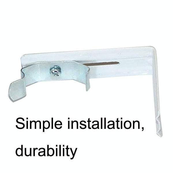 3 Inch Vertical Curtain Mounting Code Venetian Blinds Bracket(Silver)