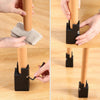 4pcs/set Adjustable Furniture Heightening Feet Pad, Size: 100mm High(Black Clip Chair Foot For 22-42mm)