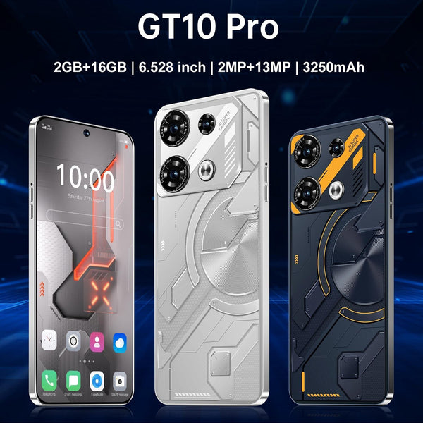 GT10 Pro / ZKU46, 2GB+16GB, 6.528 inch Screen, Face Identification, Android 9.0 MTK6737 Quad Core, Network: 4G, Dual SIM(Black)