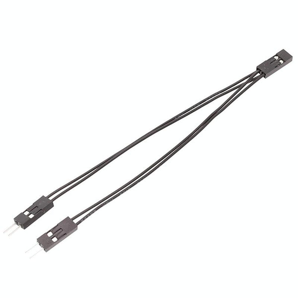 10cm 3pcs DuPont Terminal Wire DuPont 2.54 Connection Cable 2Pin 1 To 2 Wire One Female To Two Males