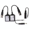 2x Passive Video Balun Transceiver RJ45 BNC CCTV 600m Black