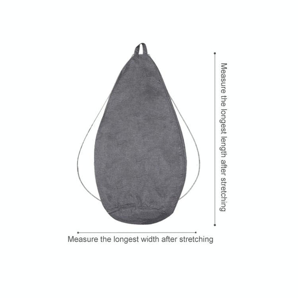 Lazy Sofa Bean Bag Chair Fabric Cover, Size: 90x110cm(Star Gray)